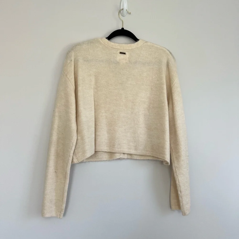 Billabong Short N Sweet Cropped Cardigan Sweater - Picture 5 of 8